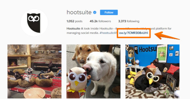 Image from Hootsuite’s Instagram page