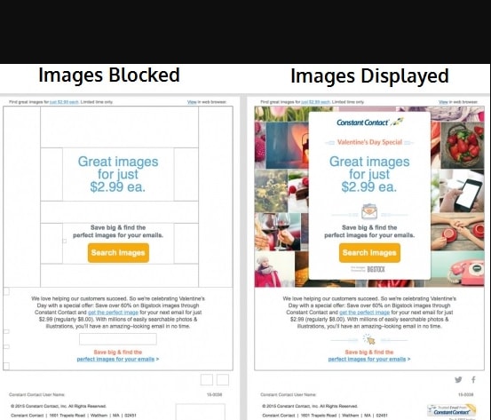 images blocked